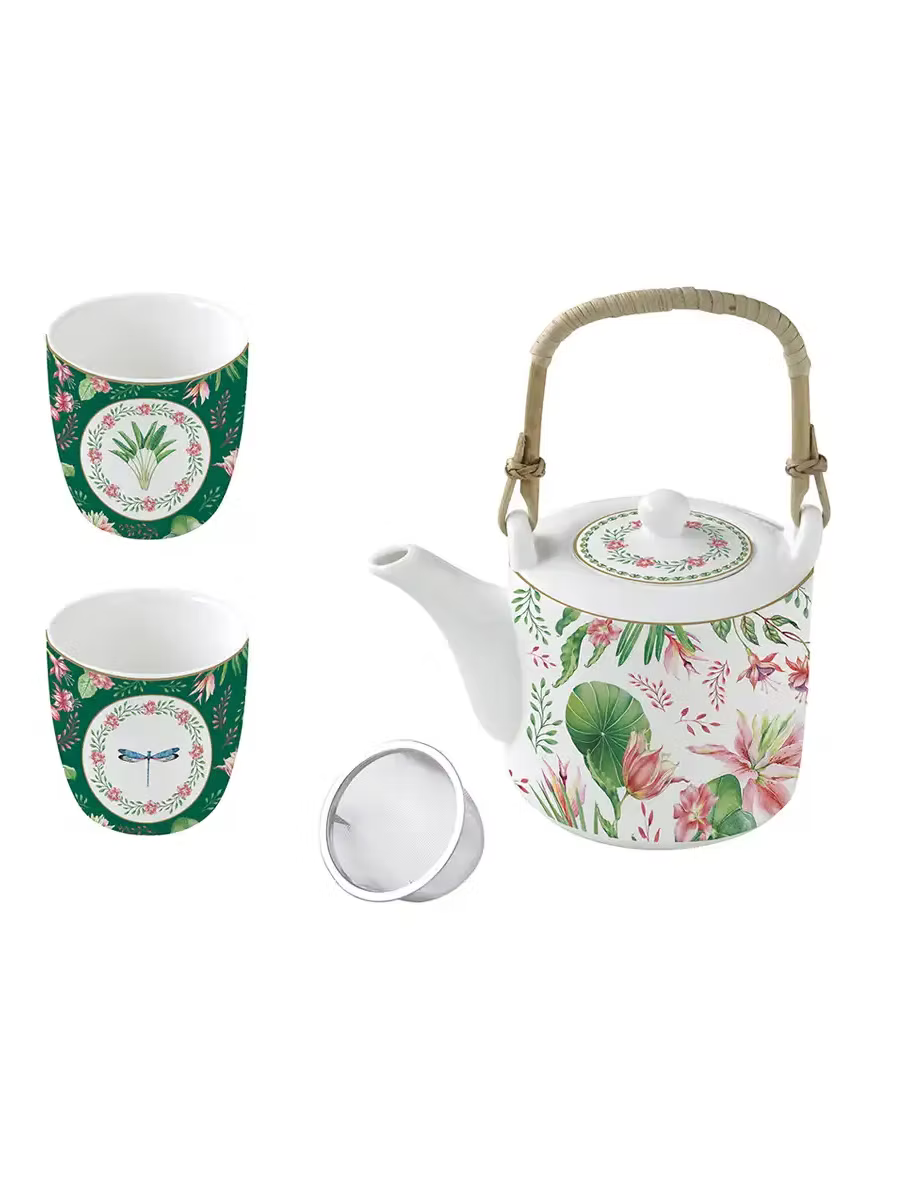 Teapot 600 ml and 2 Cups 160 ml