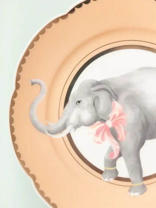 Elephant Tea Plate