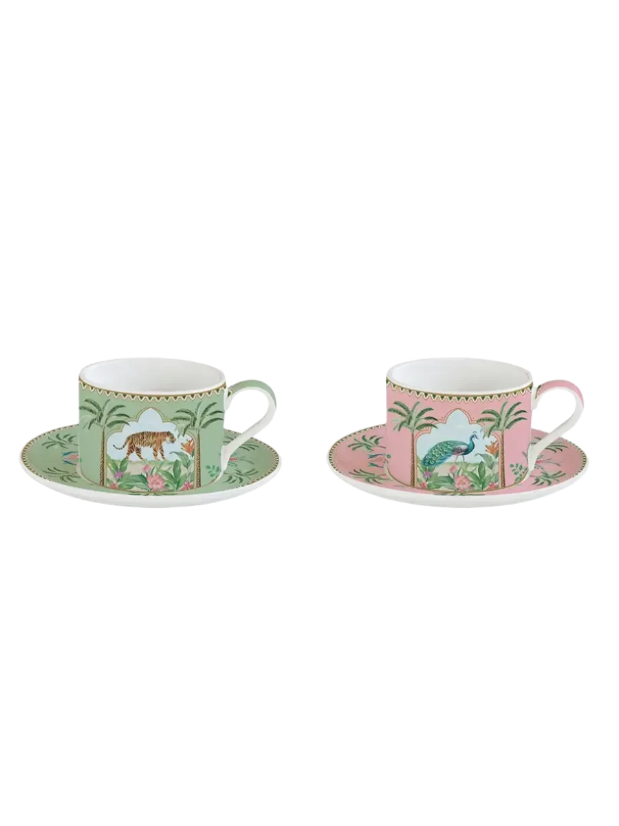 Set of Two Cups and Saucers (240 ml)