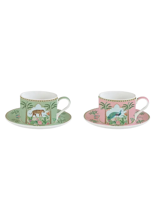 Set of Two Cups and Saucers (240 ml)