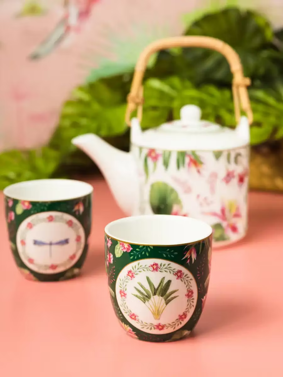 Teapot 600 ml and 2 Cups 160 ml