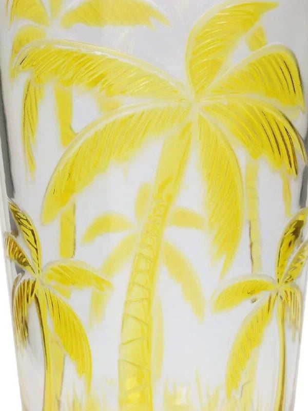 Tall Yellow Palm Tree Acrylic Tumbler 16 cm