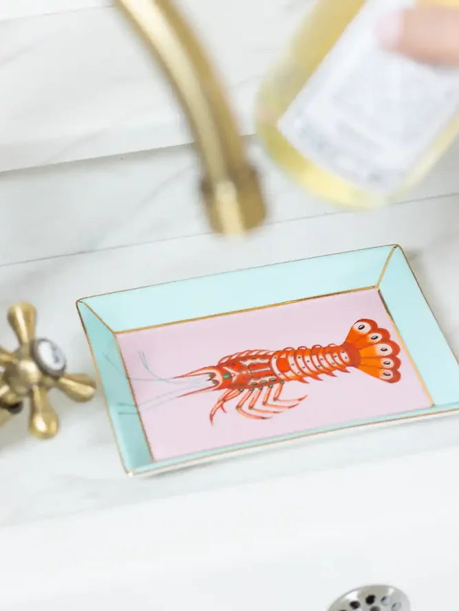 Lobster Rectangular Trinket Dish