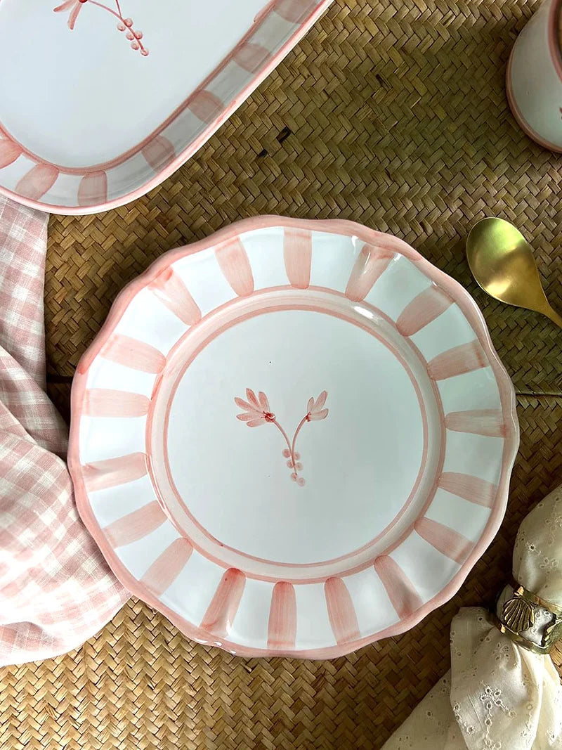 Pink Fiesta Dinner Plate