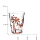 Brown Palm Tree Acrylic Tumbler 12 cm