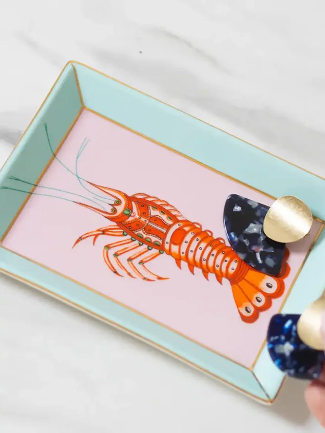 Lobster Rectangular Trinket Dish