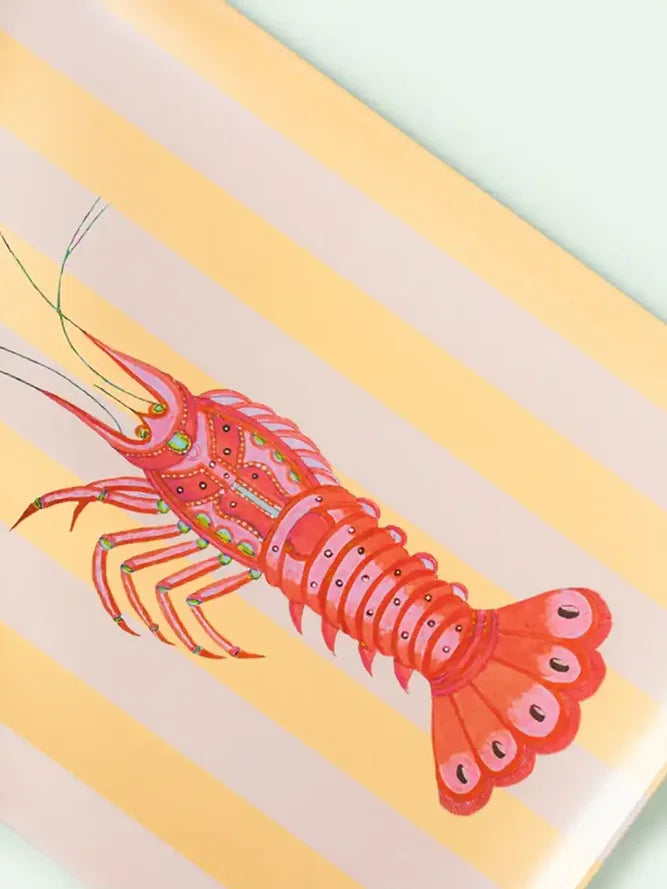 Large Lobster Melamine Picnic Tray 37cm