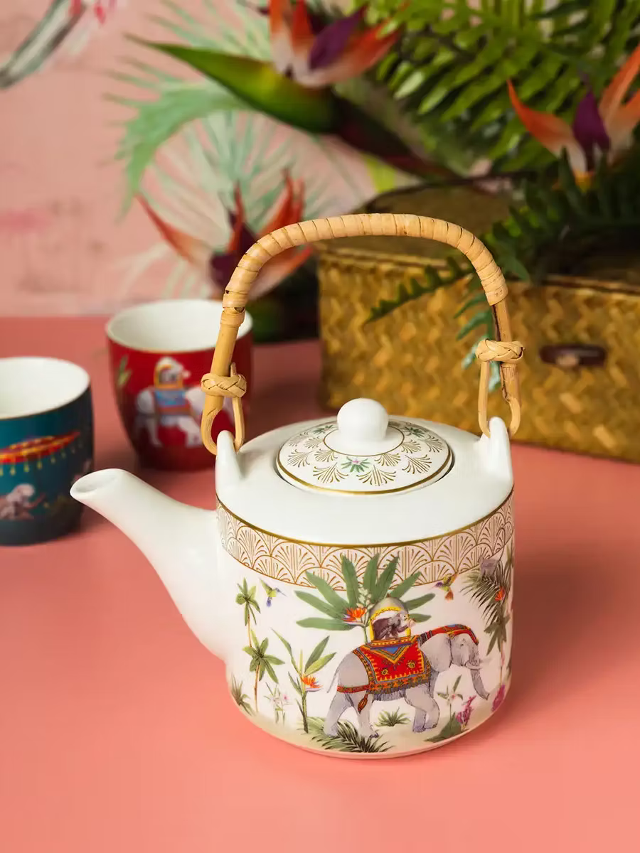 Teapot 600 ml and 2 Cups 160 ml Marajah