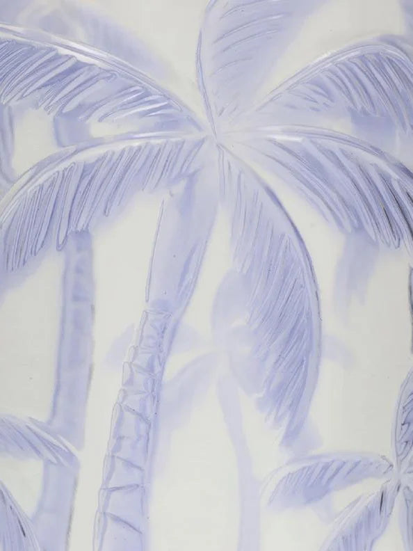 Tall Lilac Palm Tree Acrylic Tumbler 16 cm