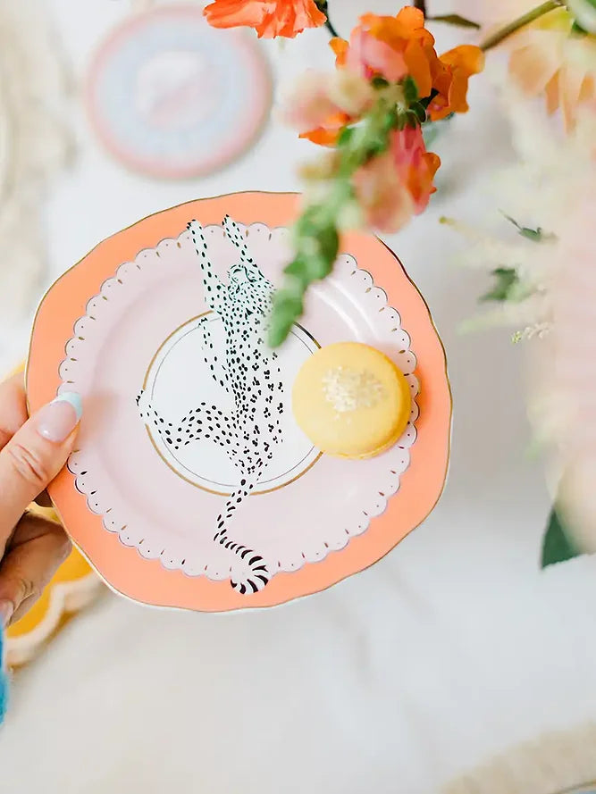 Leopard Tea Plate