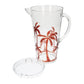 Brown Palm Tree Acrylic Pitcher