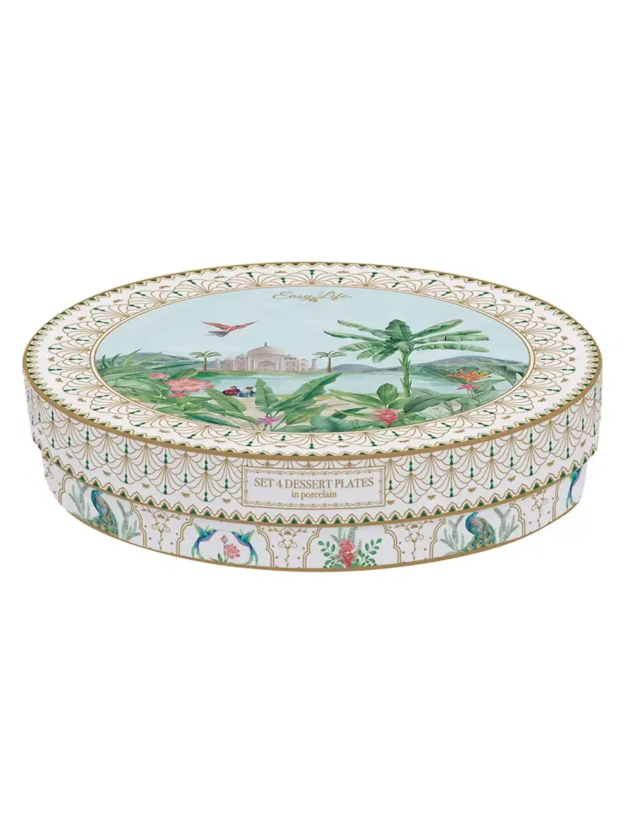 Set of Four Dessert Plates 19 cm Paradise Sauvage