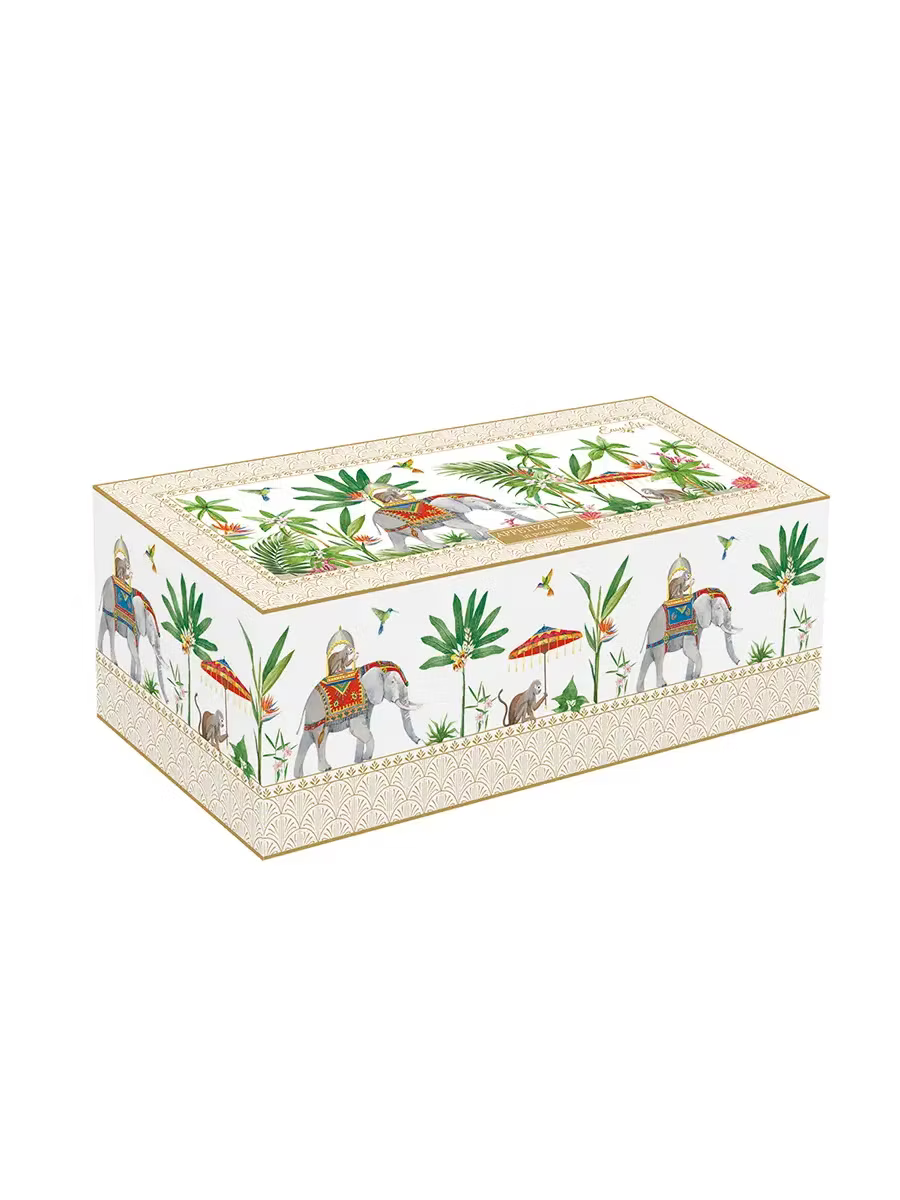 Appetizer Set with Four Round Bowls on Acacia Tray Marajah