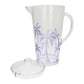 Lilac Palm Tree Acrylic Pitcher