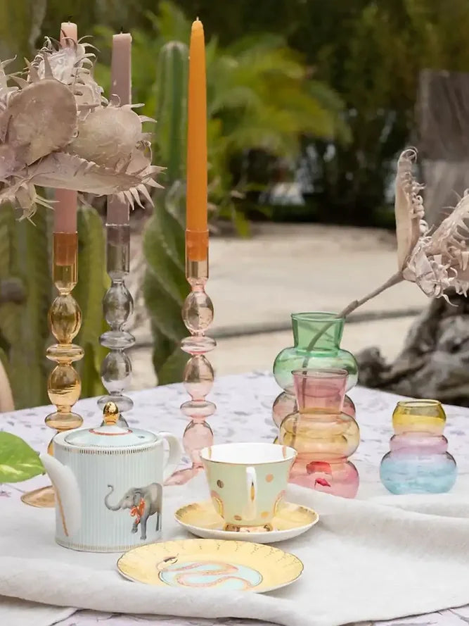 Snakey Teacup and Saucer