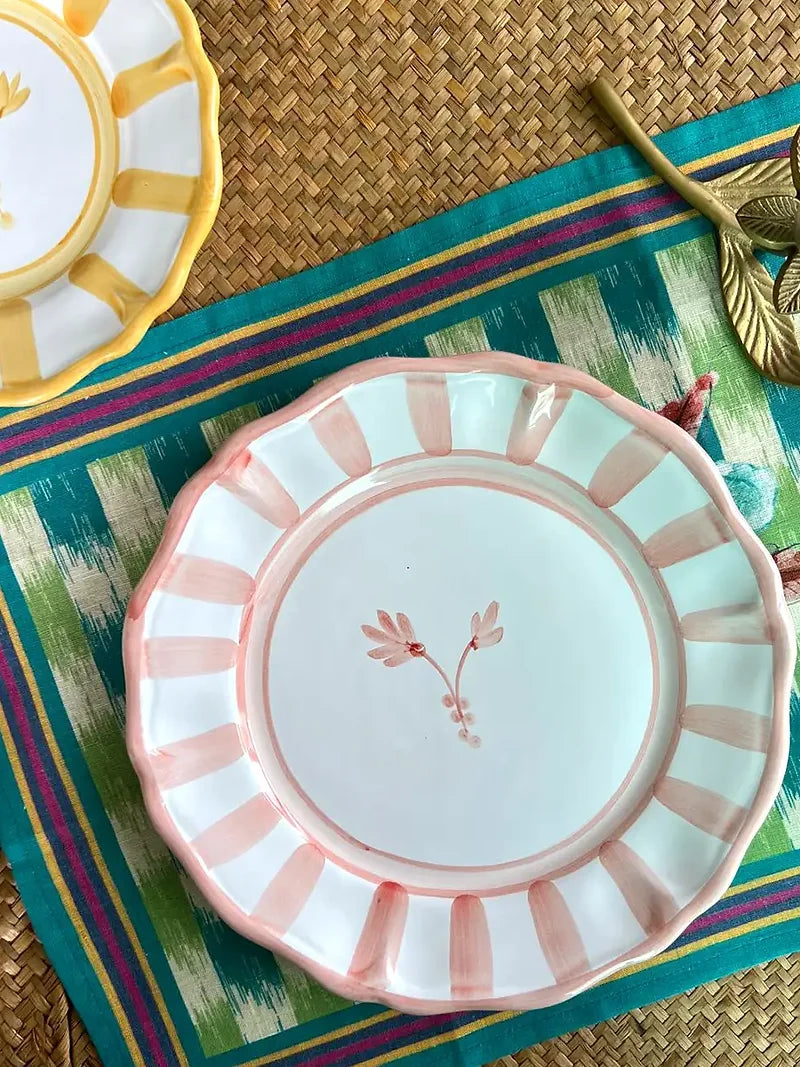 Pink Fiesta Dinner Plate