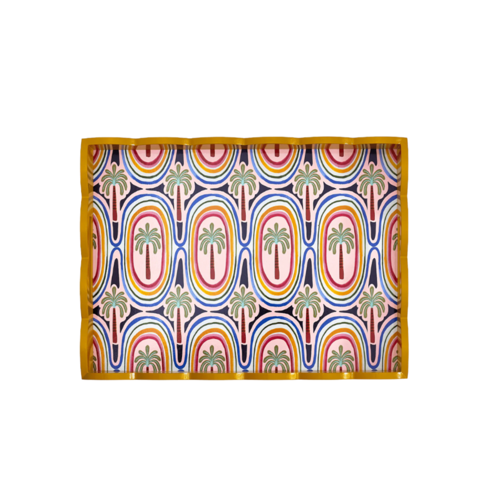 Electric Coast Palm Tree Tray