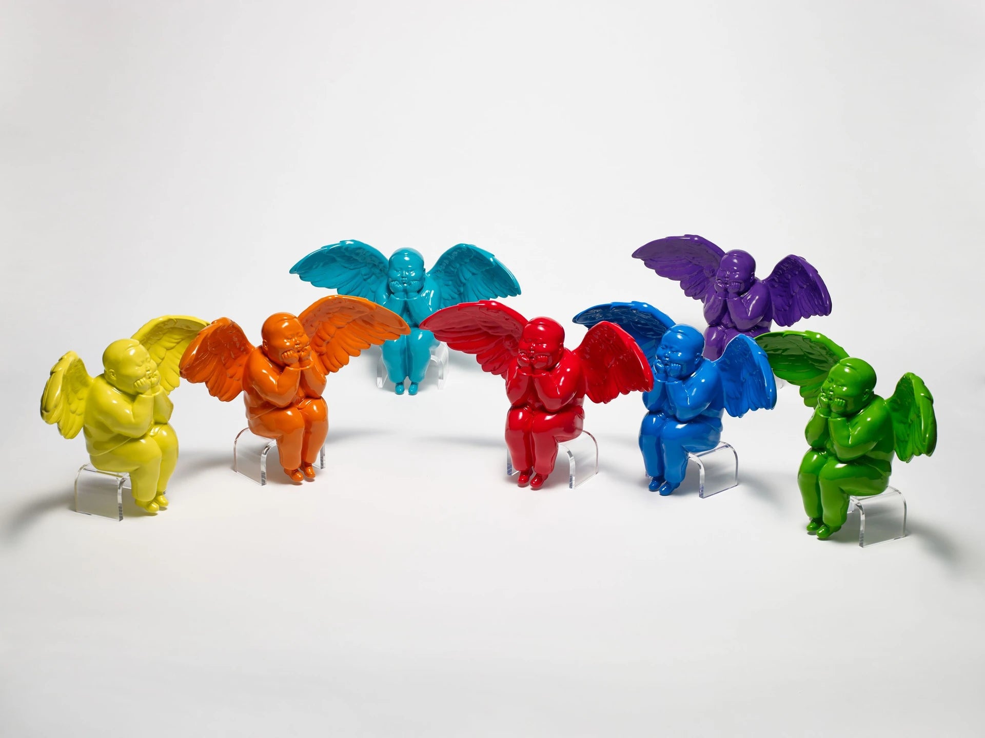 Rainbow Angel - Red