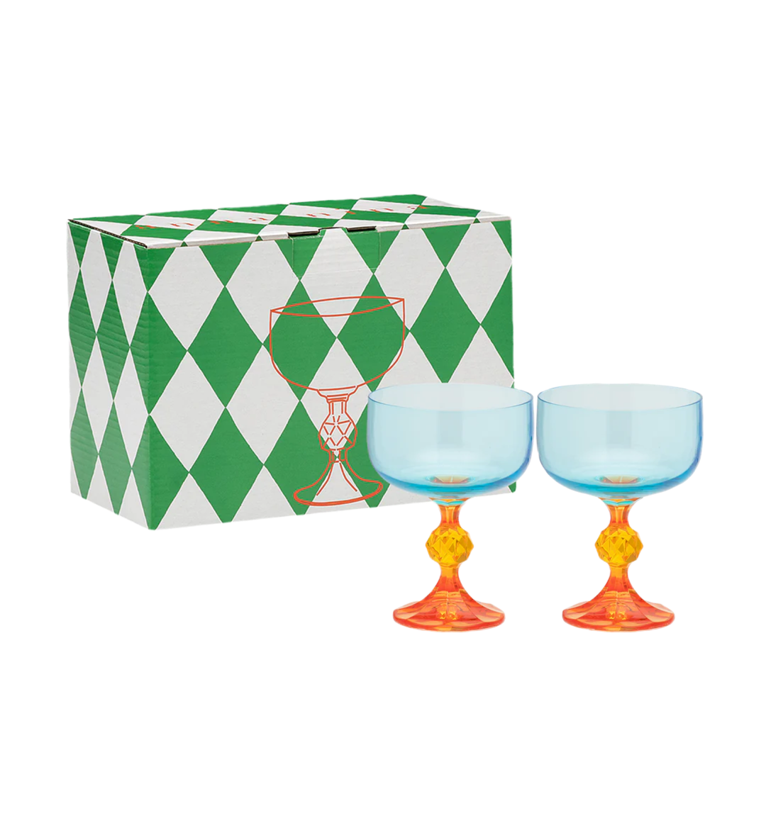 Paradise Cocktail Glass Set of 2 - Anna and Nina