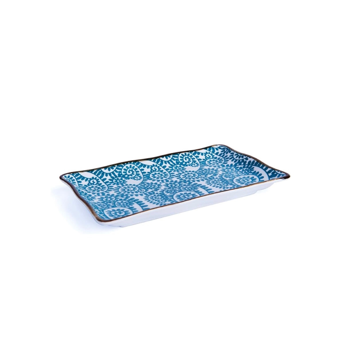 ORIENTED BLUE BRANCH TRAY