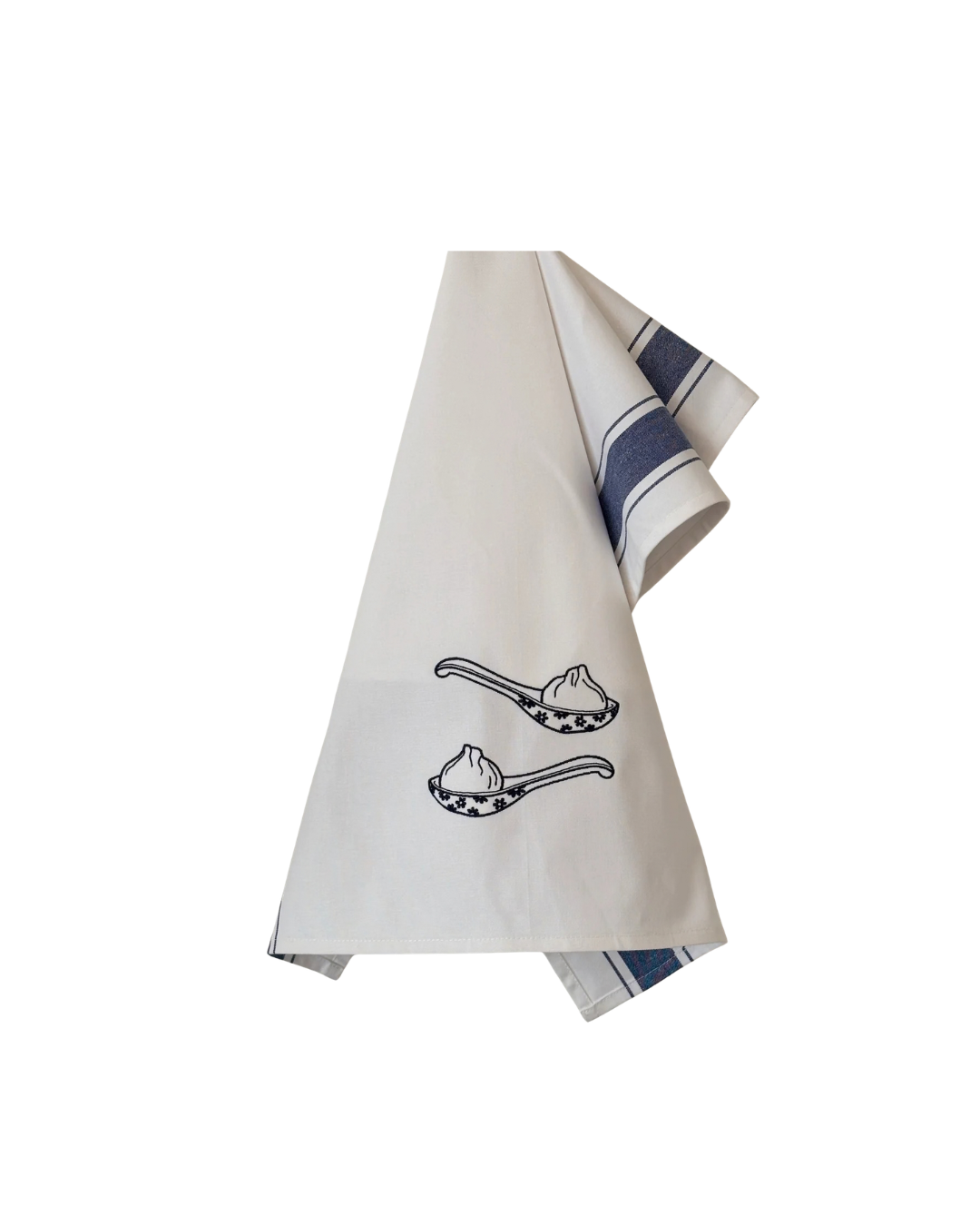 Tea towel with Blue Soup Spoon