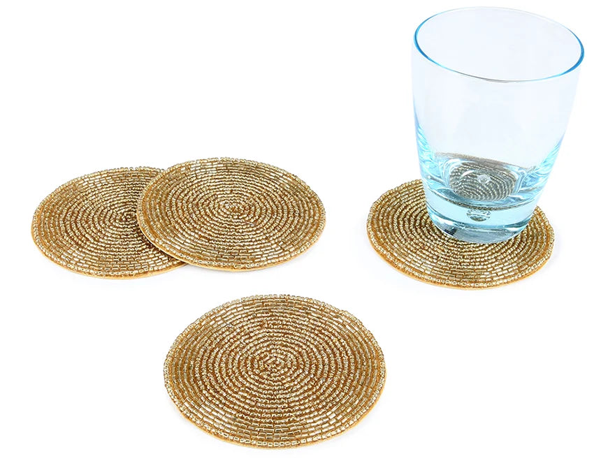 Beaded Coaster Set of 4