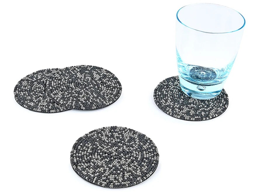 Beaded Coaster Set of 4
