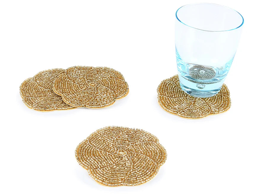 Beaded Coaster Set of 4