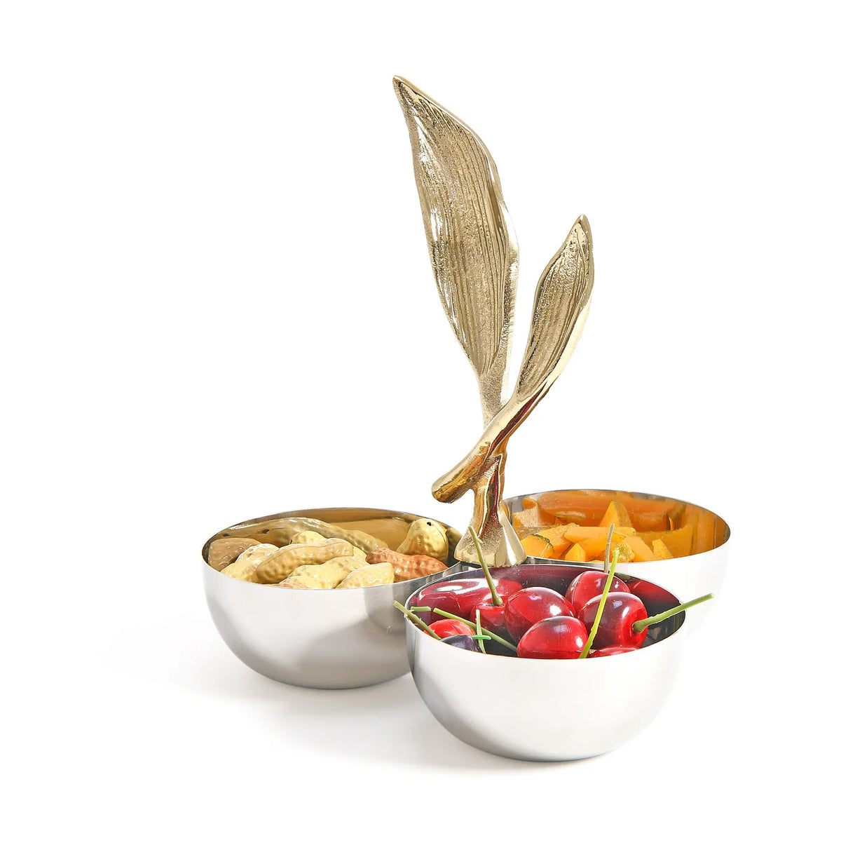 Leaf Nut Bowl Set of 3