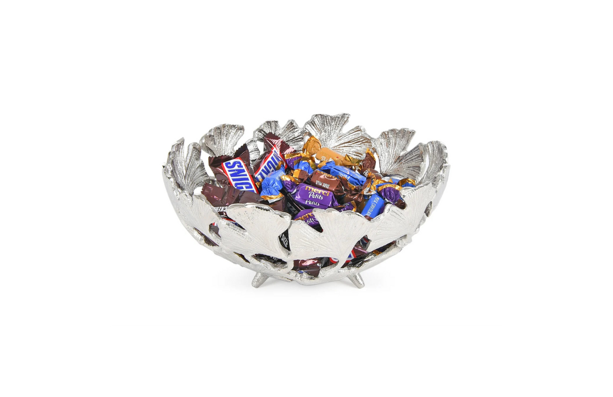 Round Leaf Décor Bowl