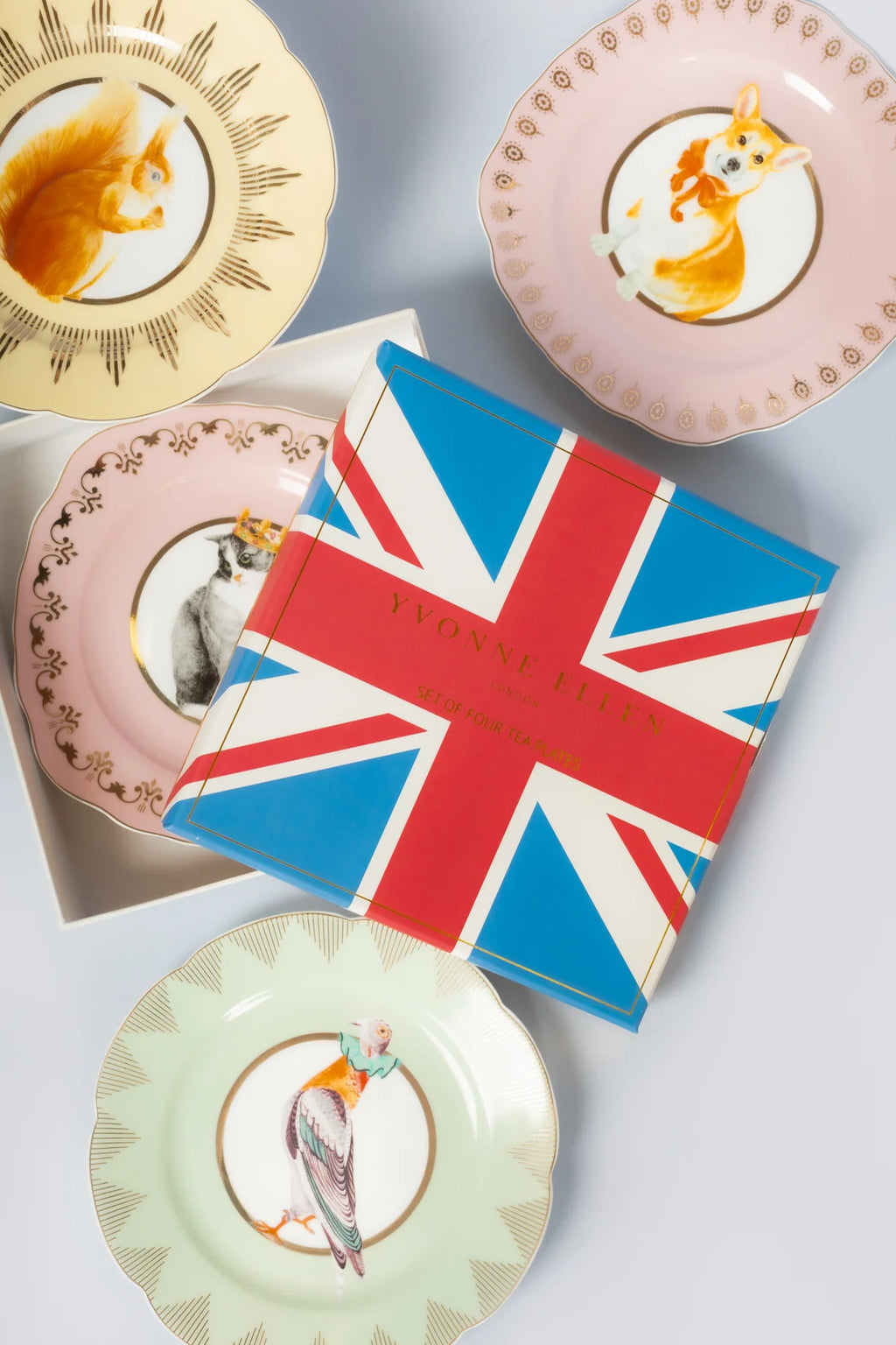 Best of British Tea Plates Set of 4