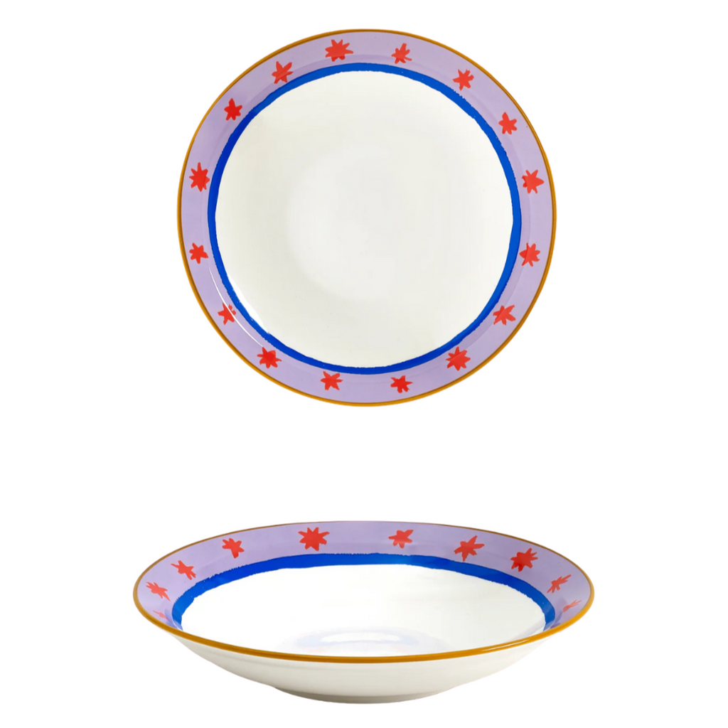 Electric Coast Red Stars Pasta Bowl
