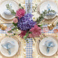 Blue Gingham Ruffle Tablecloth