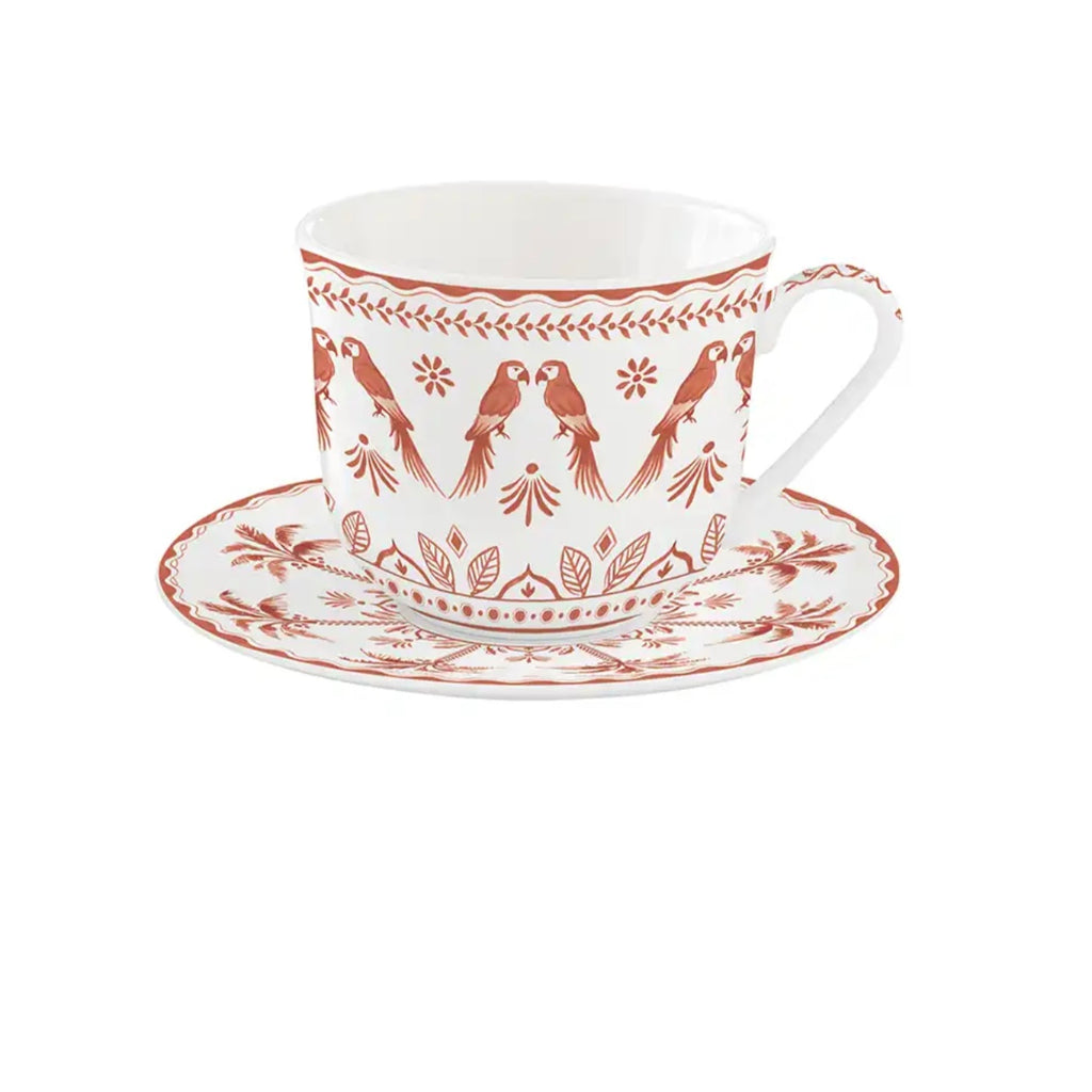 Cup and Saucer 370 ML Exotic Vibes Tangerine