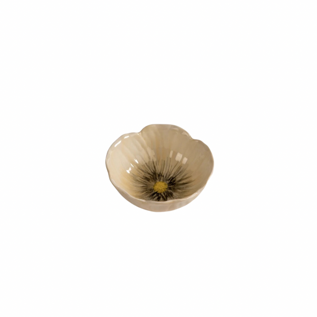 Beige Poppy Bowl