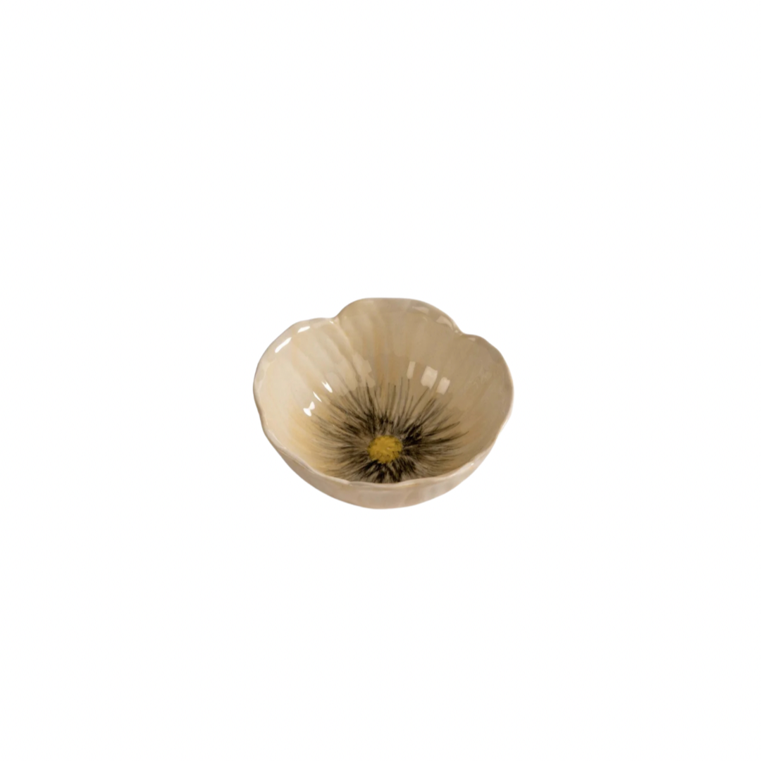 Beige Poppy Bowl
