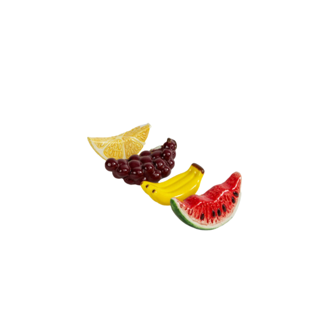 Chopstick holders Fruits Set of 4
