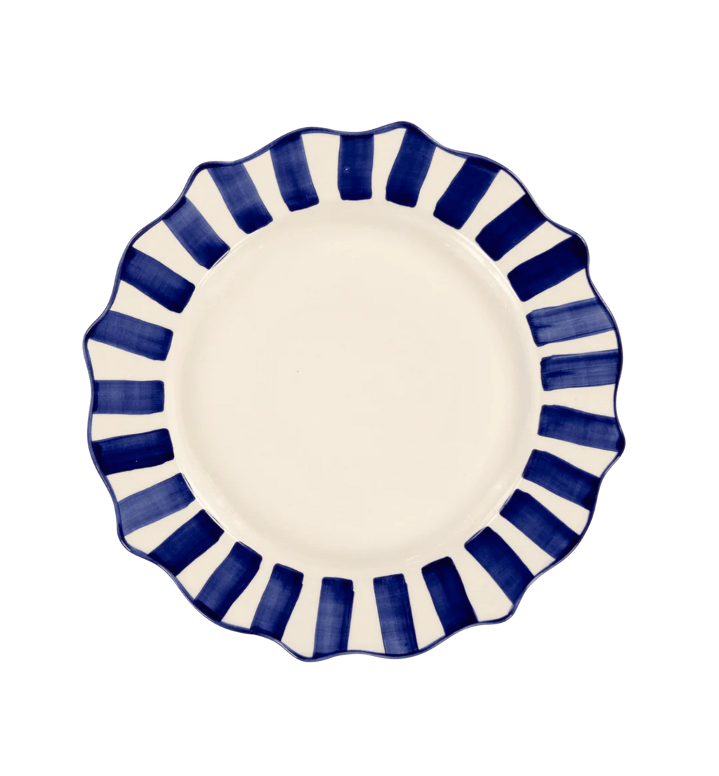 Scalloped Dinner Plate - Anna and Nina