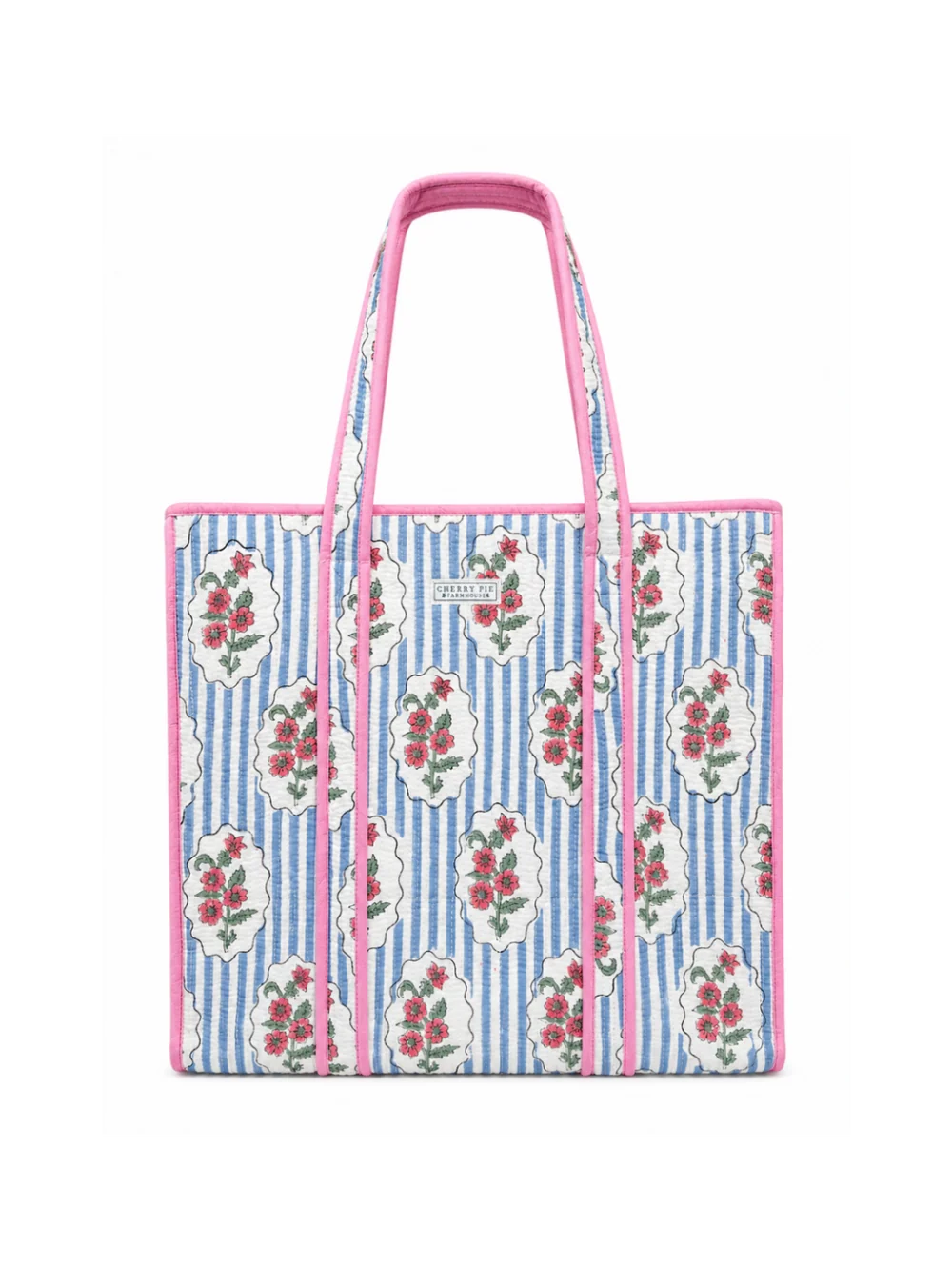 Bluebell Cottage Quilted Cotton Tote Bag