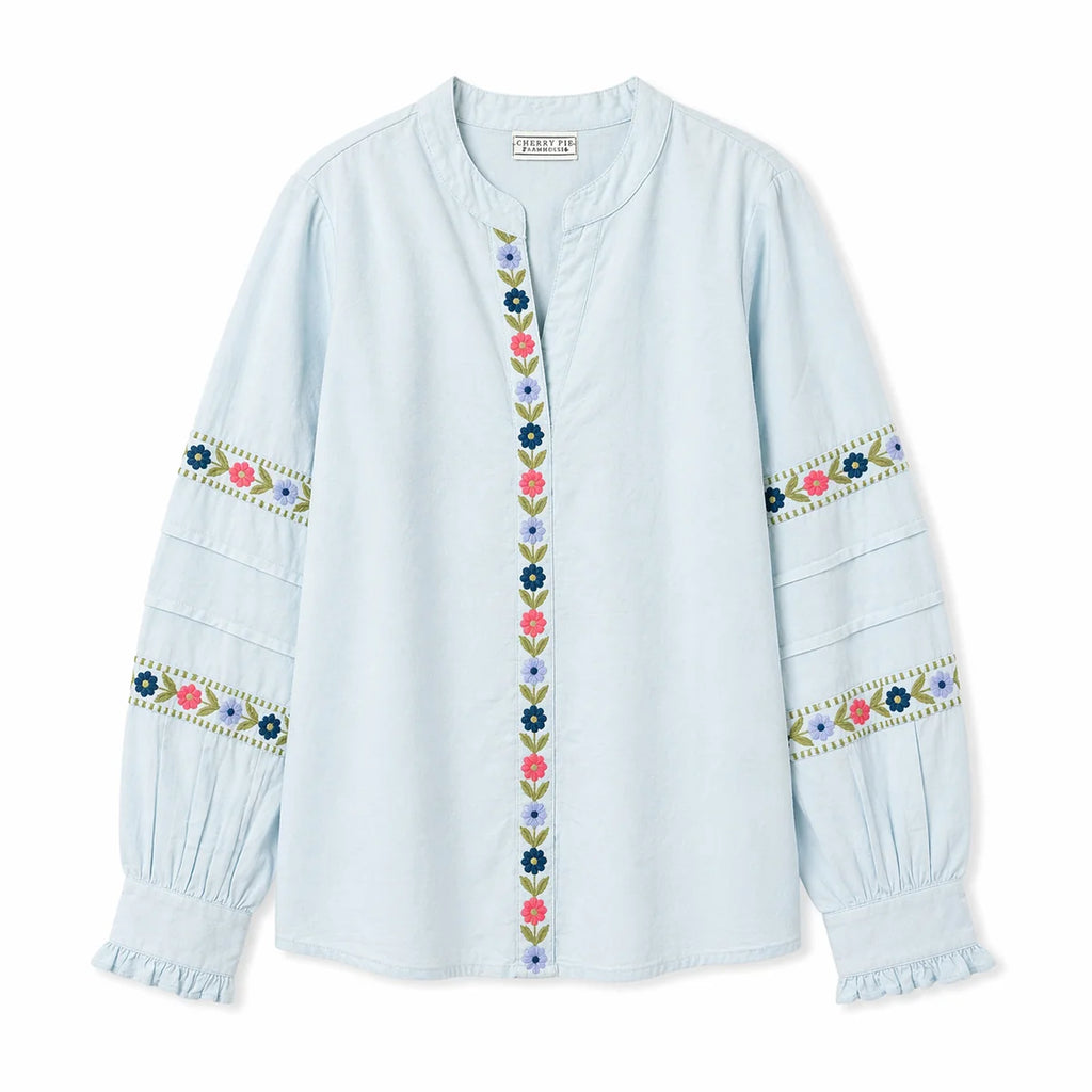 Bluebell Embroidery Blouse