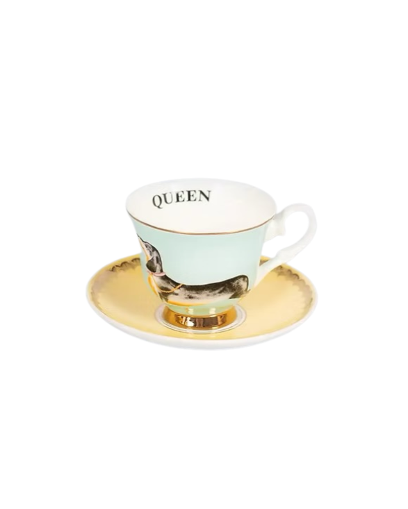 Doggie Teacup and Saucer