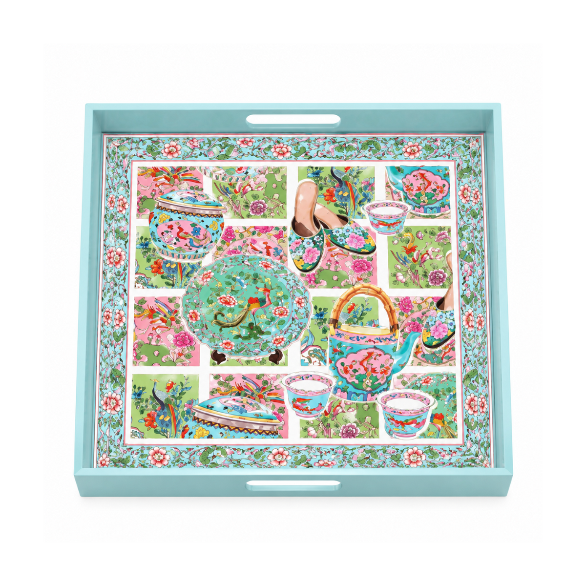 Square Peranakan Tray