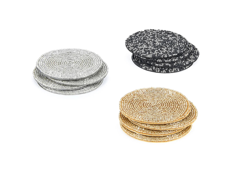 Beaded Coaster Set of 4