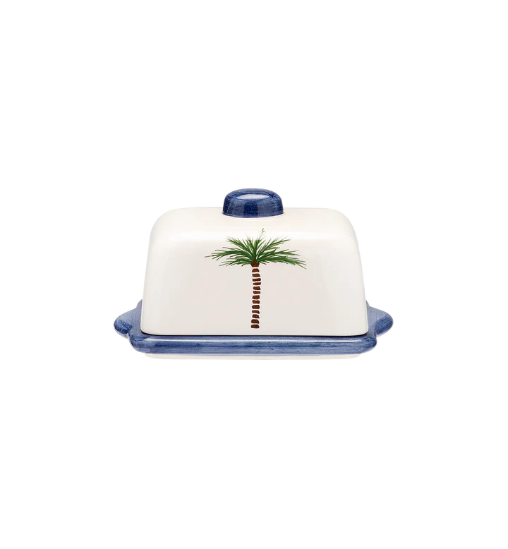 Palm Tree Butter Dish