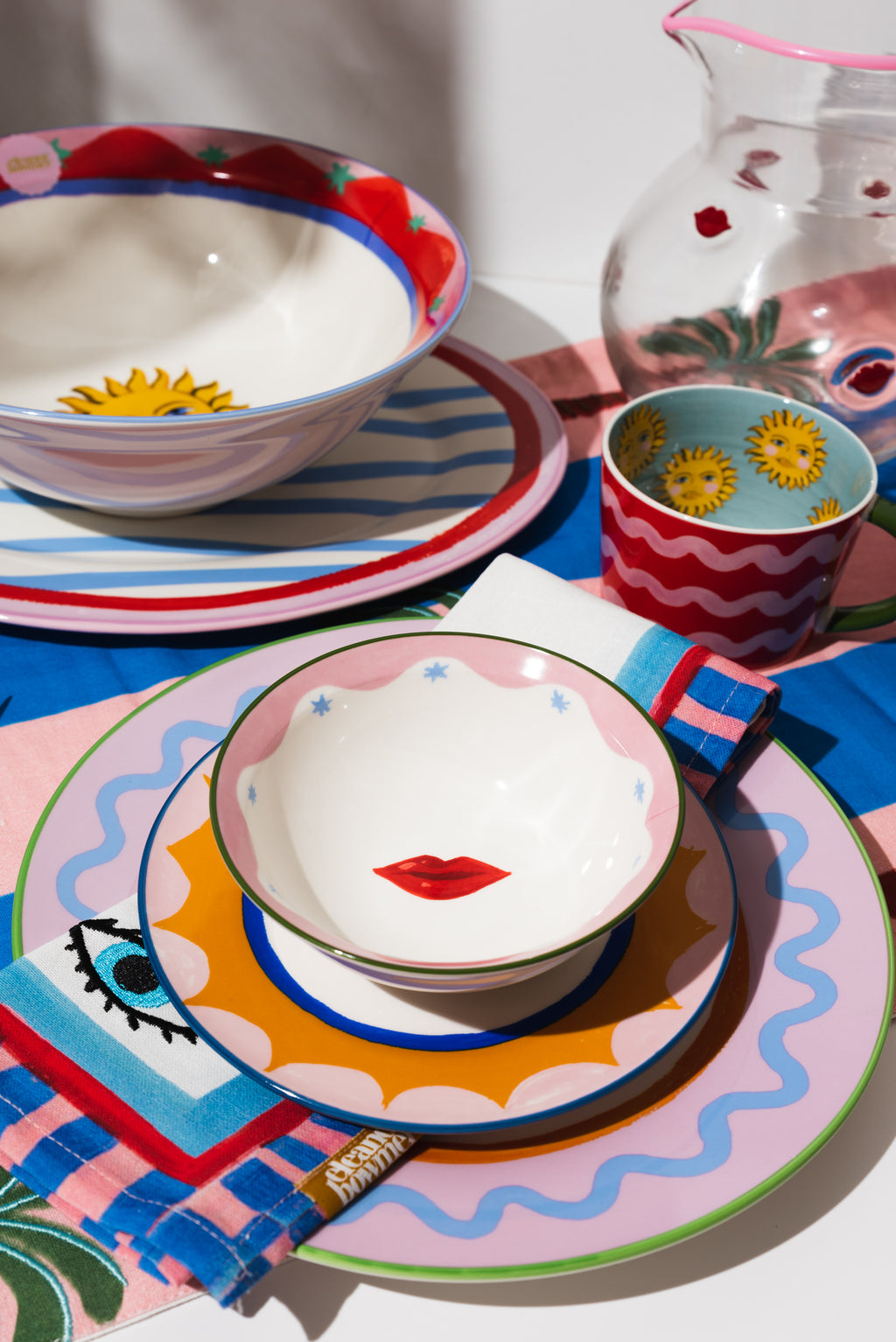 Electric Coast Sun and Lip Nibble Bowls