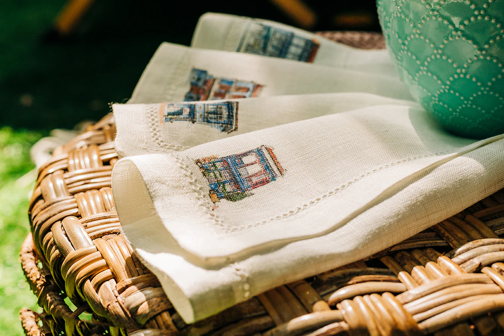 Cocktail Napkins Singapore Shop House (Set of 4)