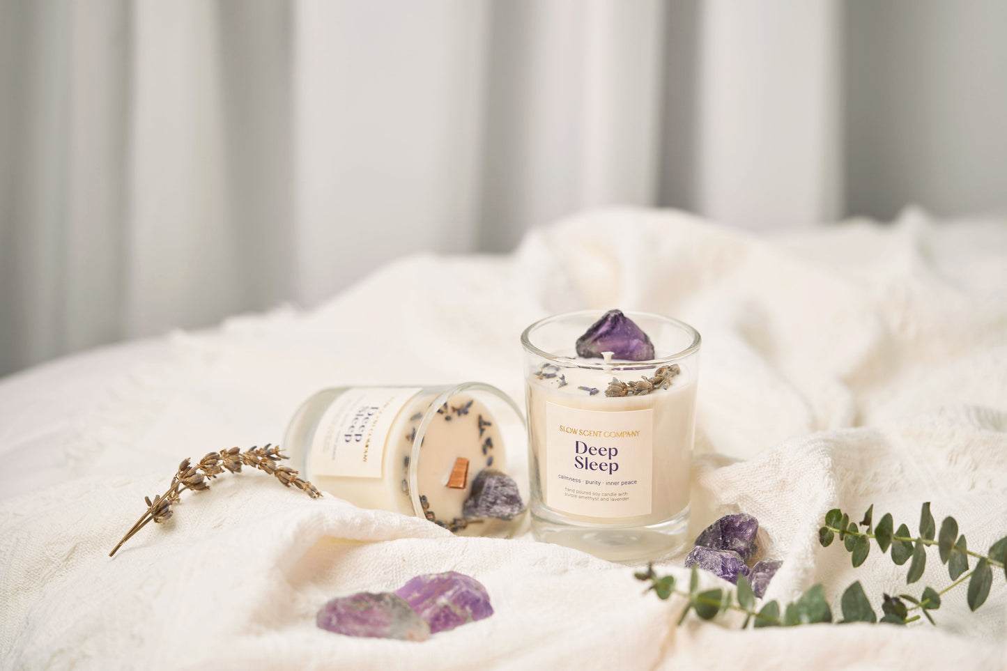 Deep Sleep Crystal Candle