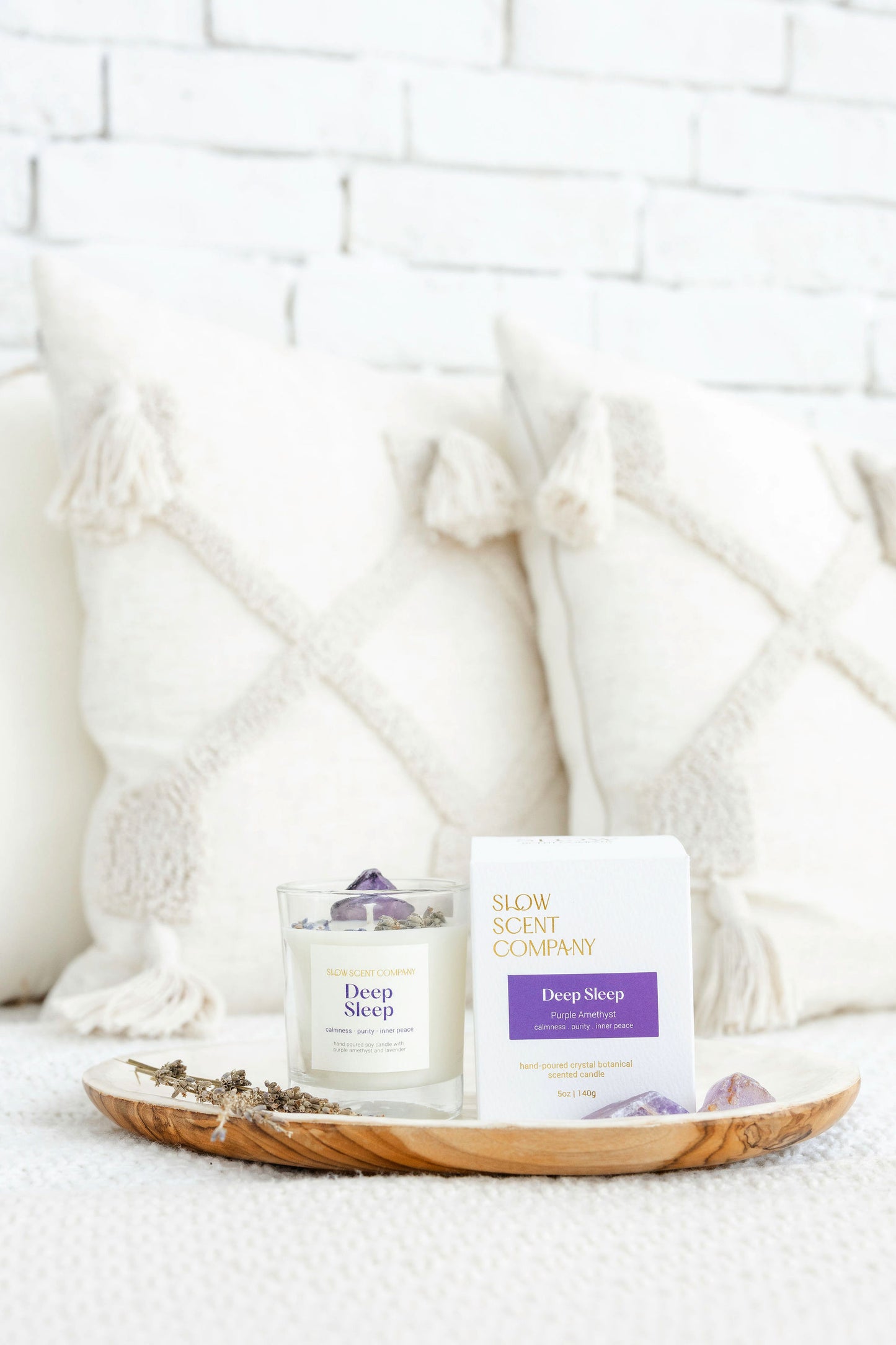 Deep Sleep Crystal Candle