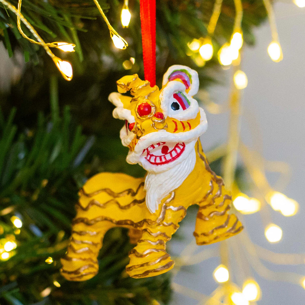 Lion Dance Hanging Ornament