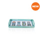 Turquoise Oblong Lacquer Tray - Turquoise Shophouses